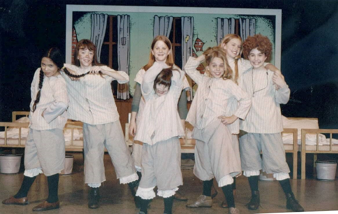 My first pro production 6th grade, played an Orphan in Annie, Alhambra